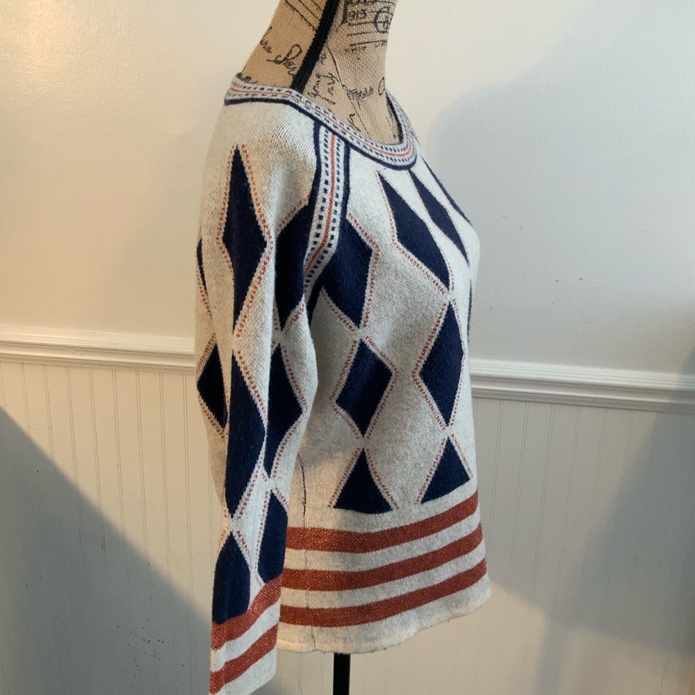 Young Threads NYC Wool And Metallic Sweater - Picture 4 of 8
